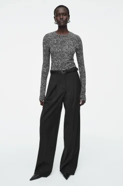 New COS LEKKA BLUZKA Z DŁUGIM RĘKAWEM – SLIM FIT