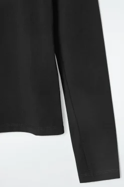 Fashion COS LEKKA BLUZKA Z DŁUGIM RĘKAWEM – SLIM FIT