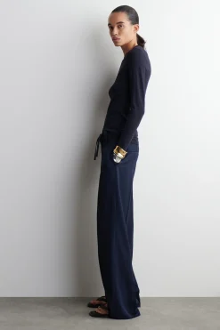 Fashion COS LEKKA BLUZKA Z DŁUGIM RĘKAWEM – SLIM FIT