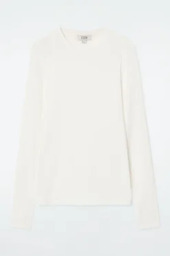 Discount COS LEKKA BLUZKA Z DŁUGIM RĘKAWEM – SLIM FIT