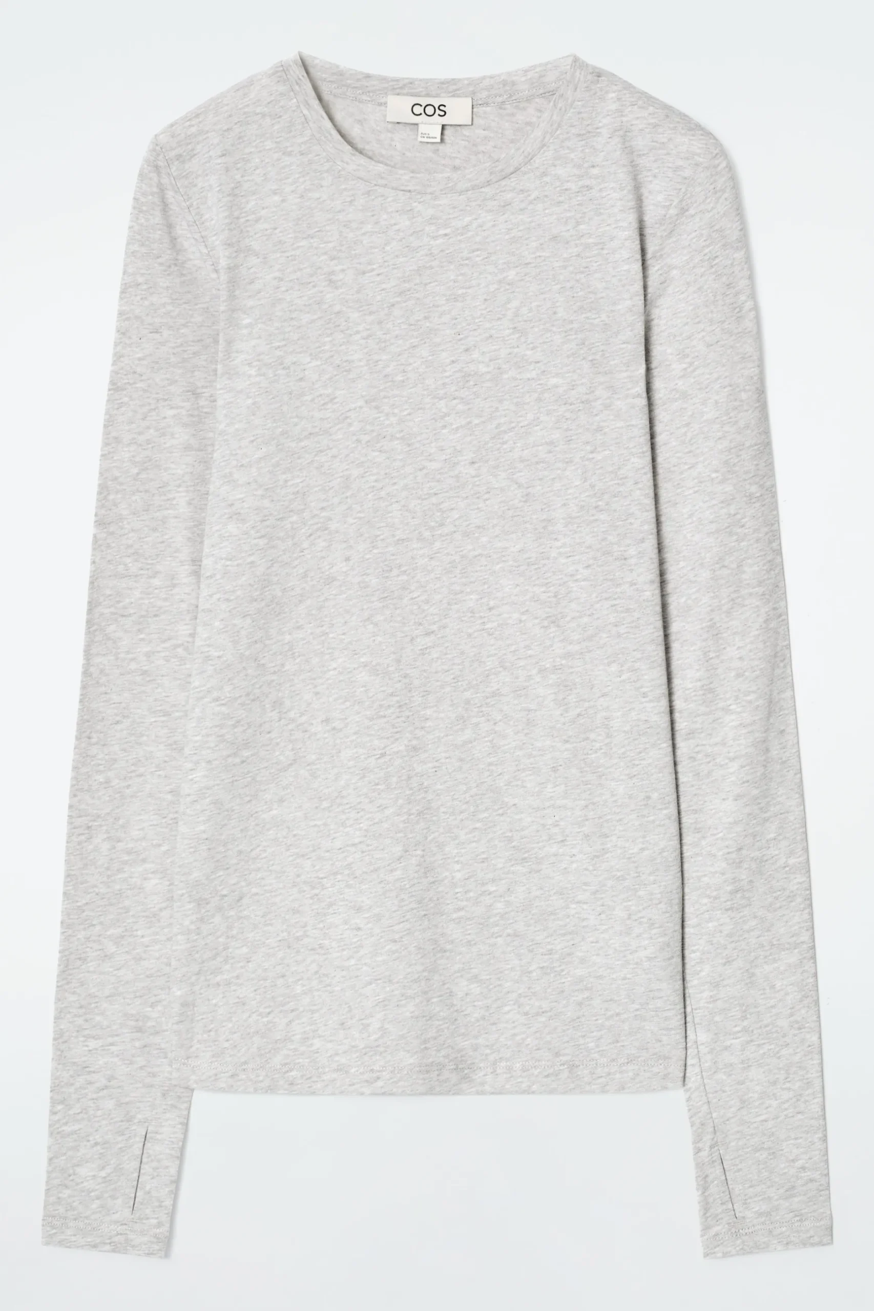 Fashion COS LEKKA BLUZKA Z DŁUGIM RĘKAWEM – SLIM FIT