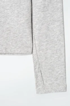 Fashion COS LEKKA BLUZKA Z DŁUGIM RĘKAWEM – SLIM FIT