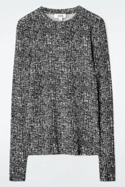 New COS LEKKA BLUZKA Z DŁUGIM RĘKAWEM – SLIM FIT