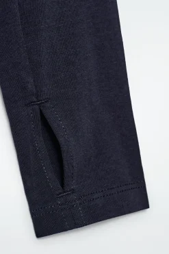 Fashion COS LEKKA BLUZKA Z DŁUGIM RĘKAWEM – SLIM FIT