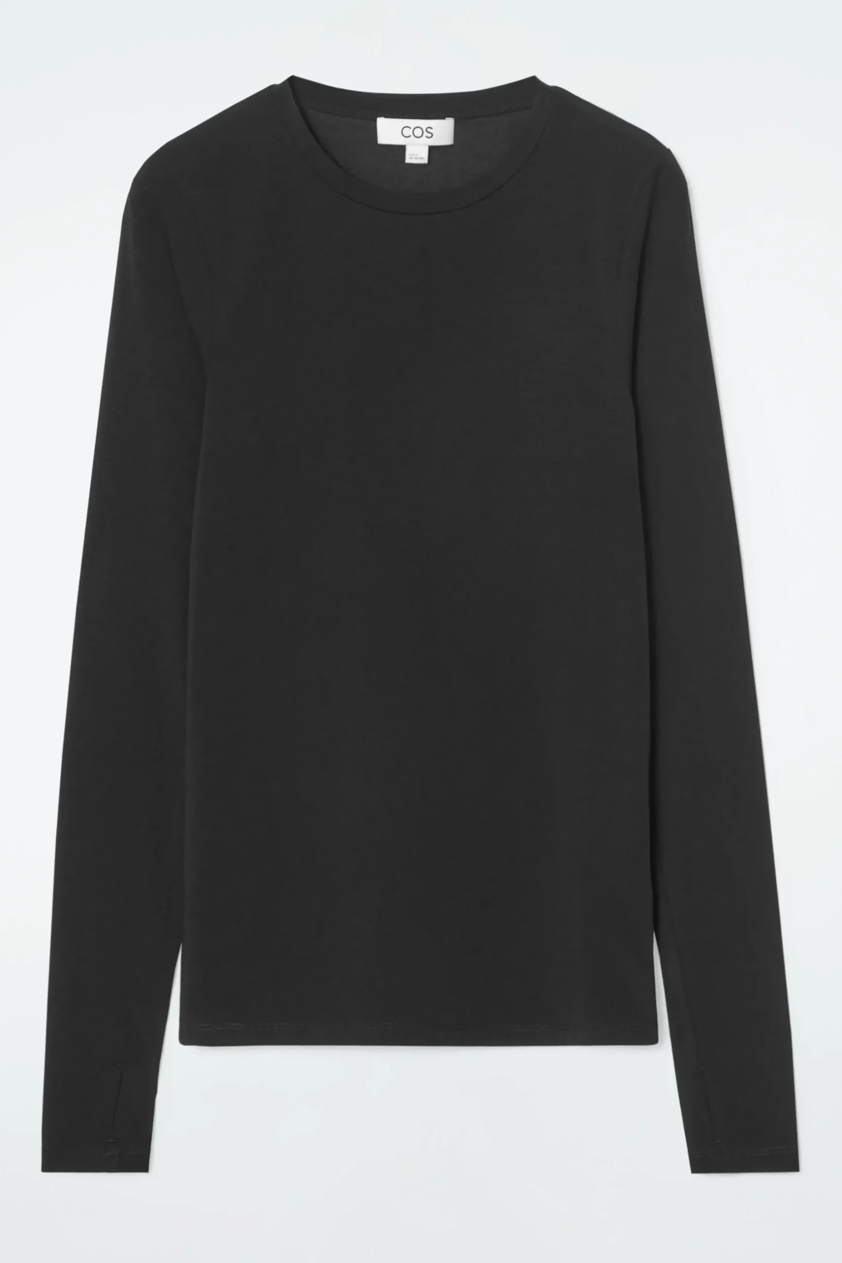 Fashion COS LEKKA BLUZKA Z DŁUGIM RĘKAWEM – SLIM FIT
