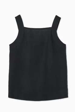 Online COS LNIANA BLUZKA Z WIĄZANIEM NA PLECACH