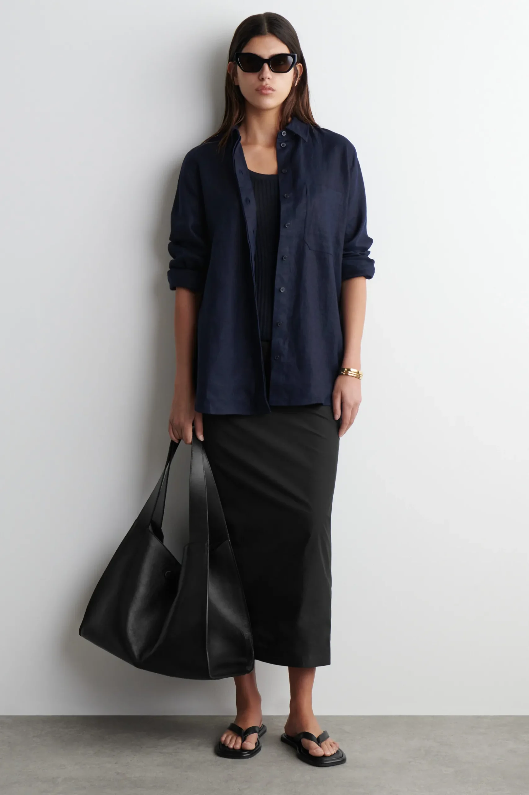Best COS LNIANA KOSZULA OVERSIZE