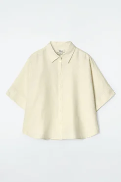Sale COS LNIANA KOSZULA Z KRÓTKIM RĘKAWEM
