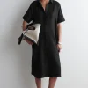 Fashion COS LNIANA SUKIENKA KOSZULOWA O DŁUGOŚCI MIDI