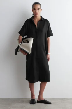 Fashion COS LNIANA SUKIENKA KOSZULOWA O DŁUGOŚCI MIDI
