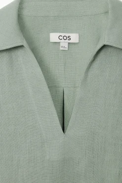 Outlet COS LNIANA SZMIZJERKA Z NIEZAPINANYM KOŁNIERZYKIEM