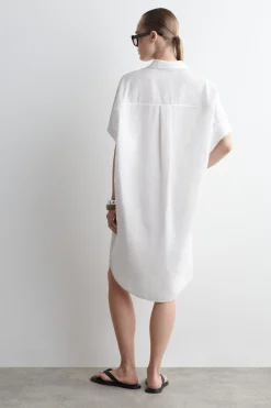 Fashion COS LNIANO-BAWEŁNIANA SUKIENKA KOSZULOWA