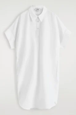 Fashion COS LNIANO-BAWEŁNIANA SUKIENKA KOSZULOWA