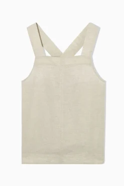 Best COS LNIANY TOP Z RAMIĄCZKAMI SKRZYŻOWANYMI NA PLECACH