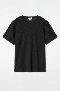 Online COS LNIANY T-SHIRT Z OKRĄGŁYM DEKOLTEM