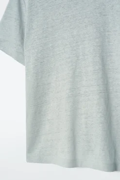 Best COS LNIANY T-SHIRT Z OKRĄGŁYM DEKOLTEM