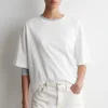 Discount COS LUŹNY T-SHIRT Z BAWEŁNY