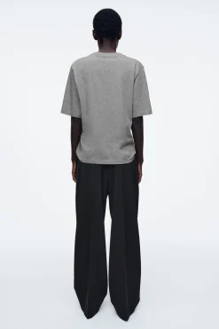 Discount COS LUŹNY T-SHIRT Z BAWEŁNY