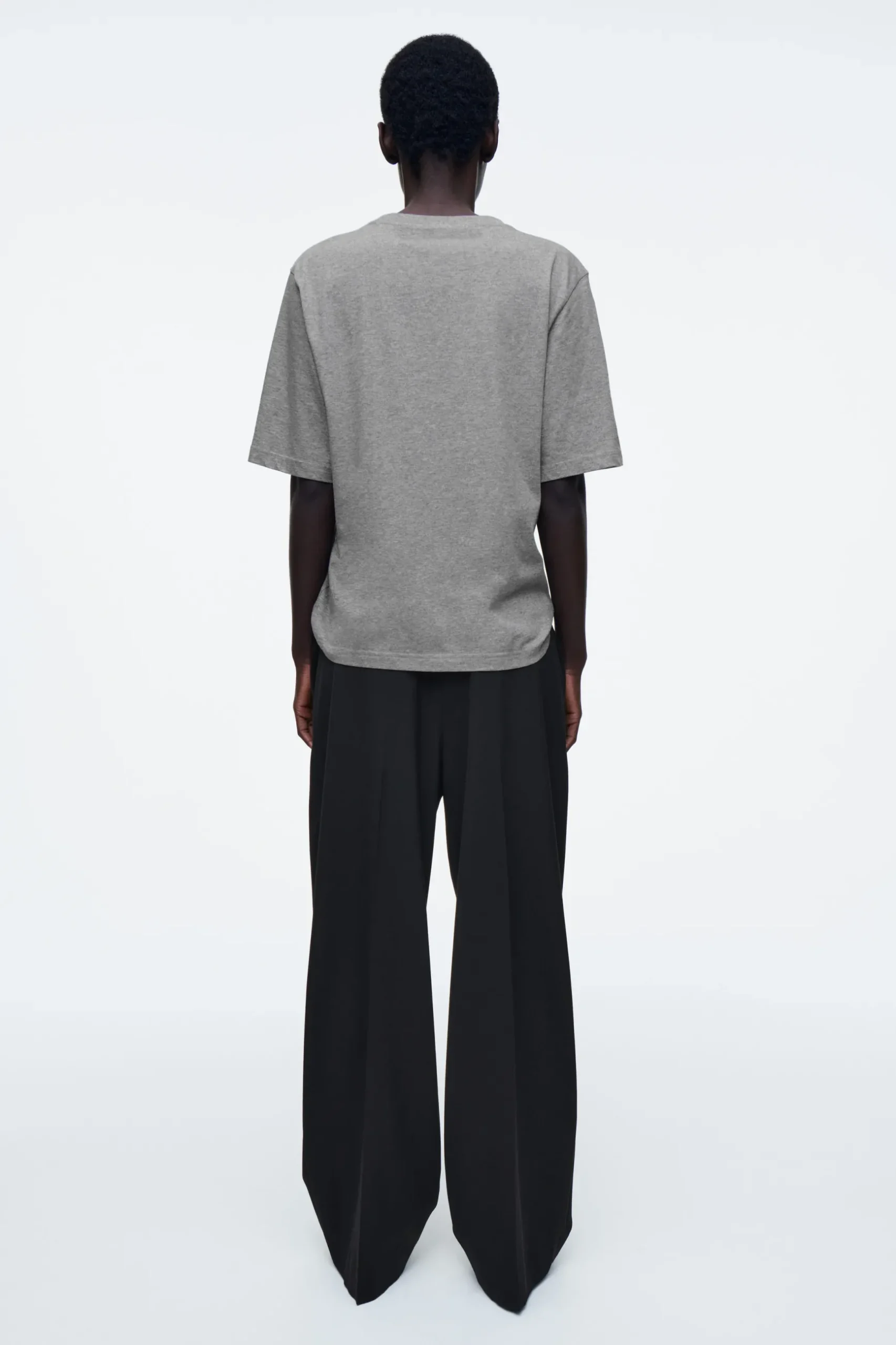 Discount COS LUŹNY T-SHIRT Z BAWEŁNY