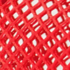 New COS MAŁA TOREBKA TYPU TOTE BAG Z TKANINY SIATECZKOWEJ Czerwony