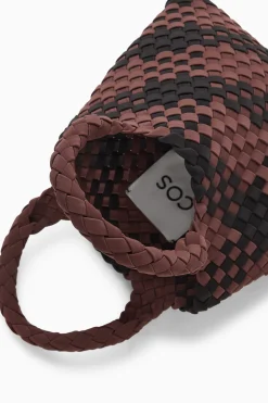Outlet COS MAŁA TOREBKA W KRATĘ TYPU TOTE