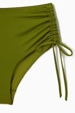 New COS MARSZCZONE FIGI OD BIKINI Z WYSOKIM STANEM Zielony