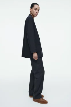 Online COS MARYNARKA OVERSIZE W KRATĘ