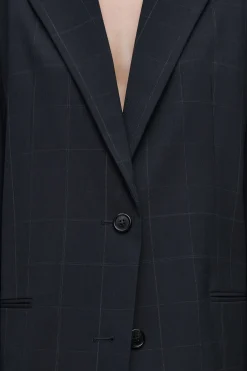 Online COS MARYNARKA OVERSIZE W KRATĘ