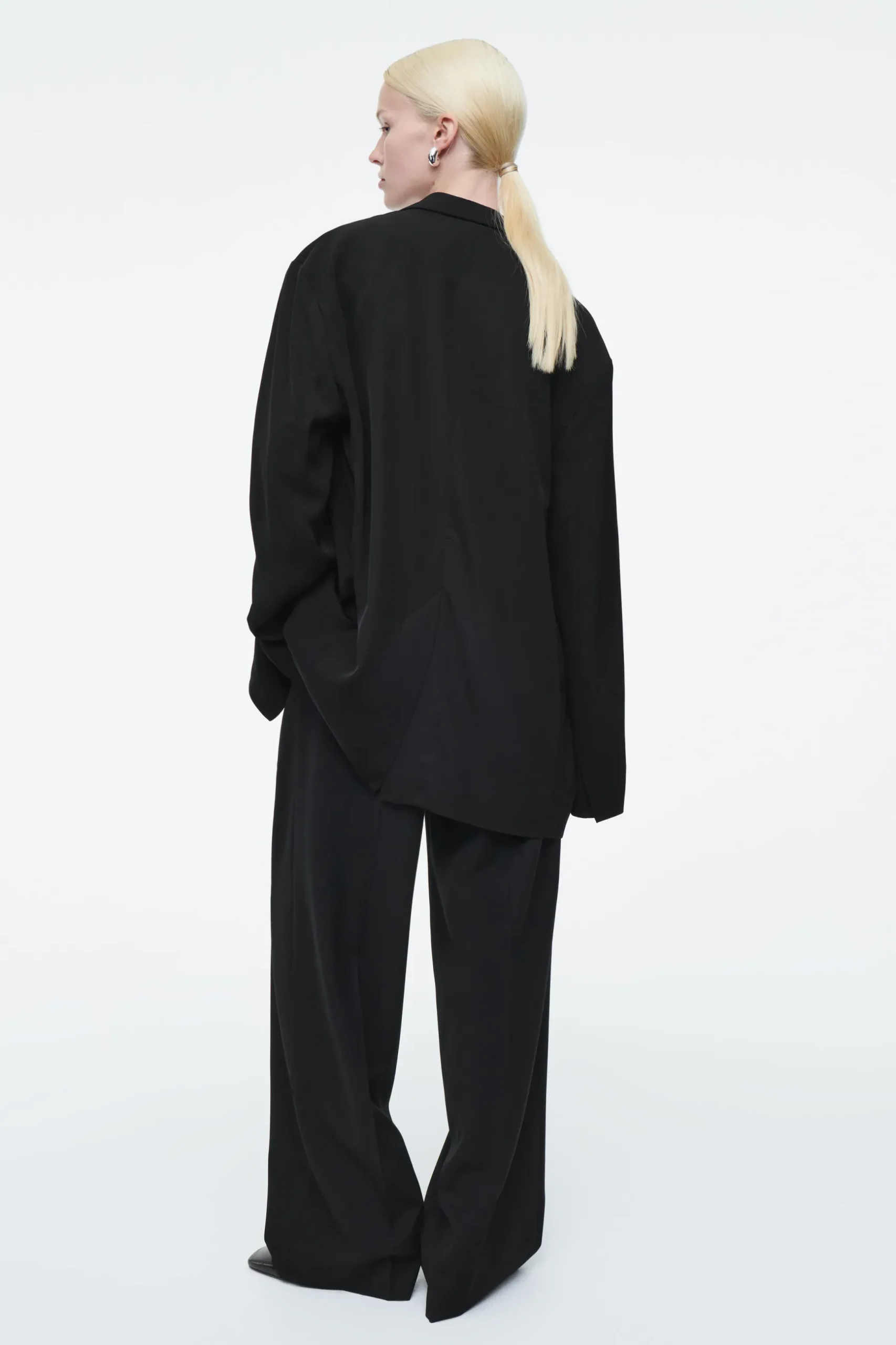 Online COS MARYNARKA OVERSIZE Z WIĄZANIEM