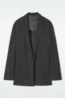 Online COS MARYNARKA OVERSIZE Z WIĄZANIEM