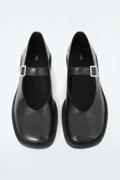 Fashion COS MASYWNE SKÓRZANE BUTY TYPU MARY-JANE