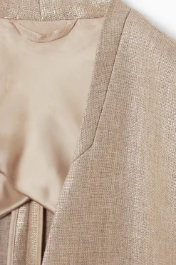 Clearance COS METALICZNA MARYNARKA BEZ KOŁNIERZA – RELAXED FIT