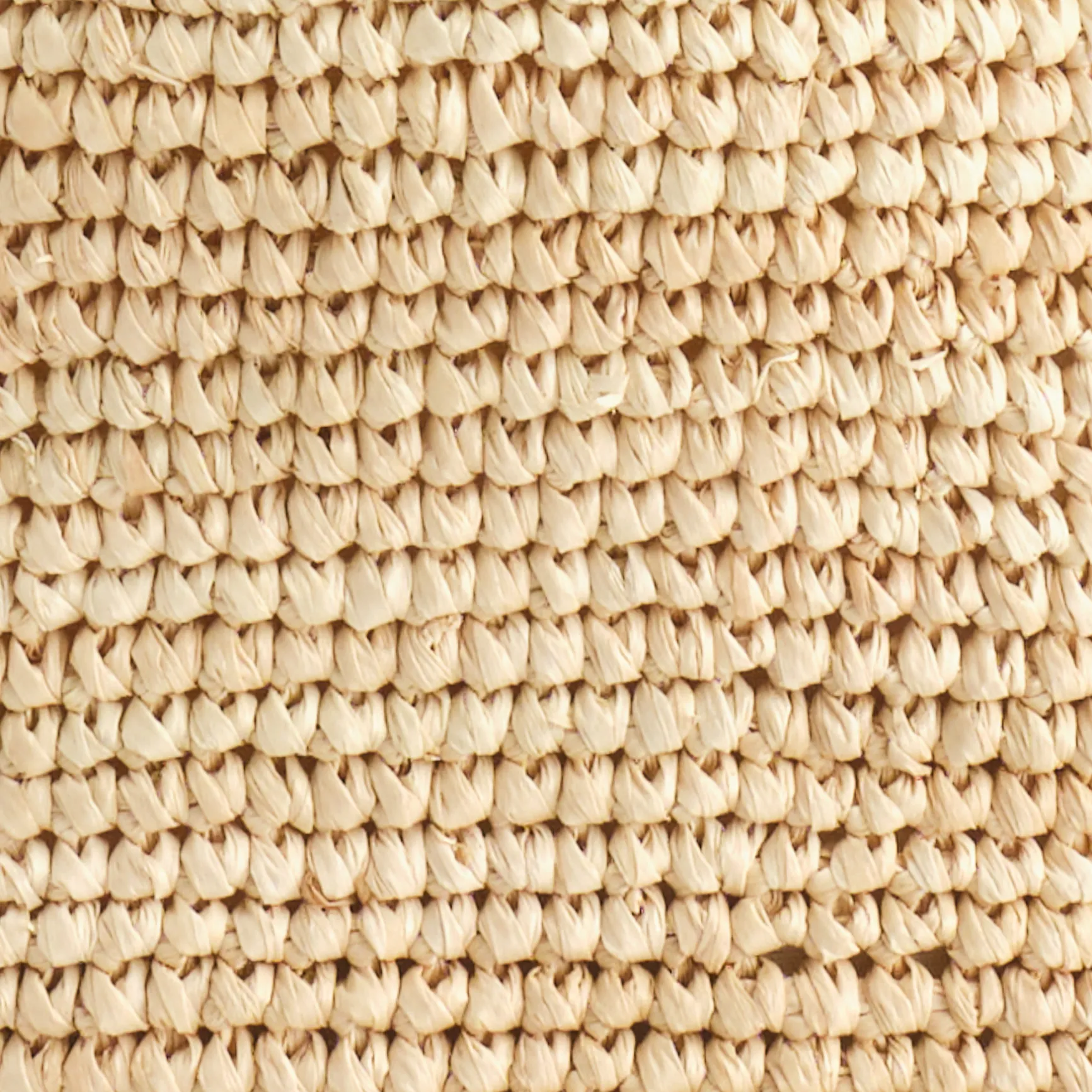 New COS MINI BUCKET BAG STRAW