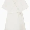 Outlet COS MINI LINENBLEND WRAP DRESS