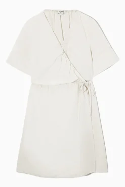 Outlet COS MINI LINENBLEND WRAP DRESS