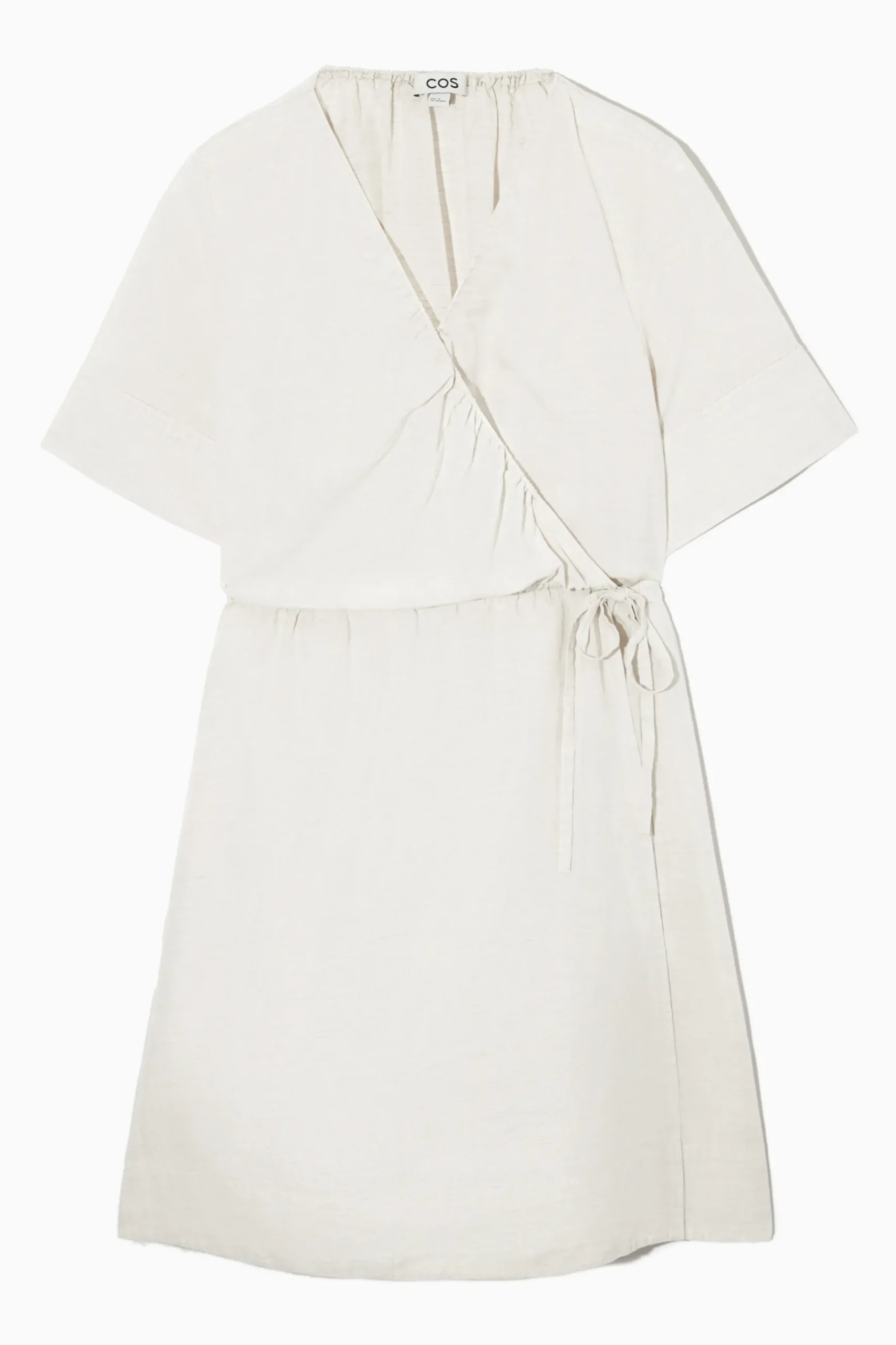 Outlet COS MINI LINENBLEND WRAP DRESS