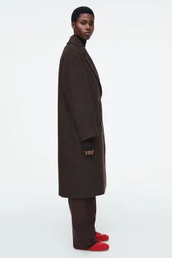 Discount COS MINIMALISTYCZNE BUTY SPORTOWE ZE SKÓRY Karmazynowy