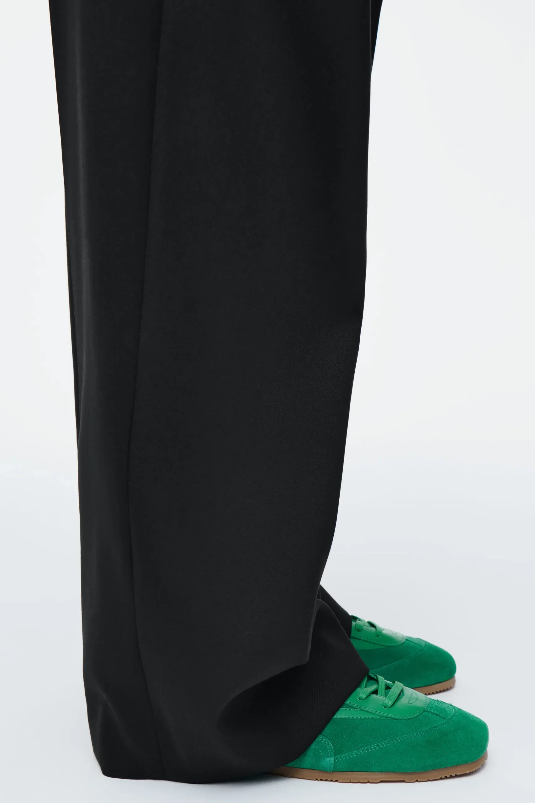 Discount COS MINIMALISTYCZNE BUTY SPORTOWE ZE SKÓRY Jadeitowazieleń