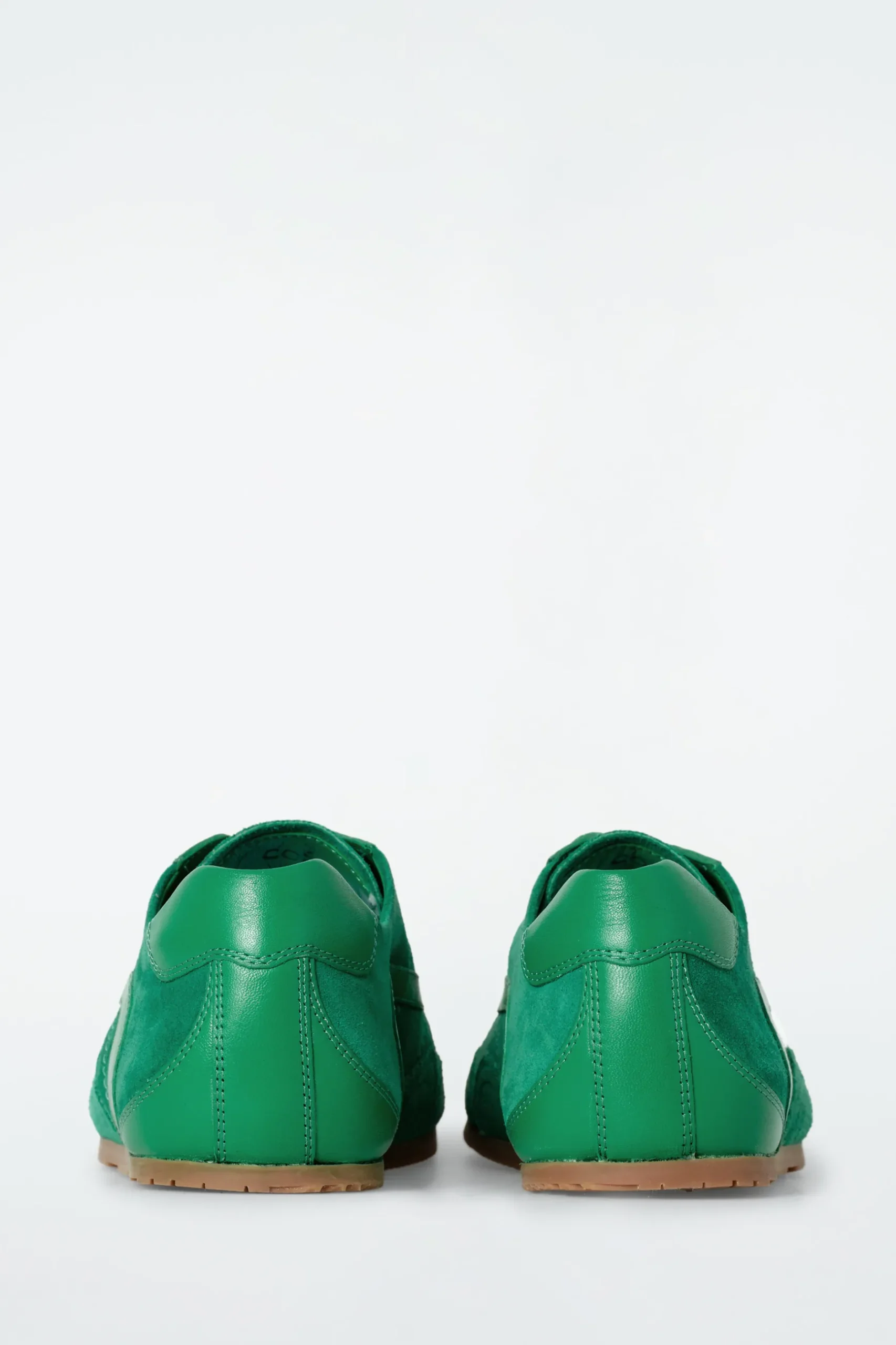 Discount COS MINIMALISTYCZNE BUTY SPORTOWE ZE SKÓRY Jadeitowazieleń