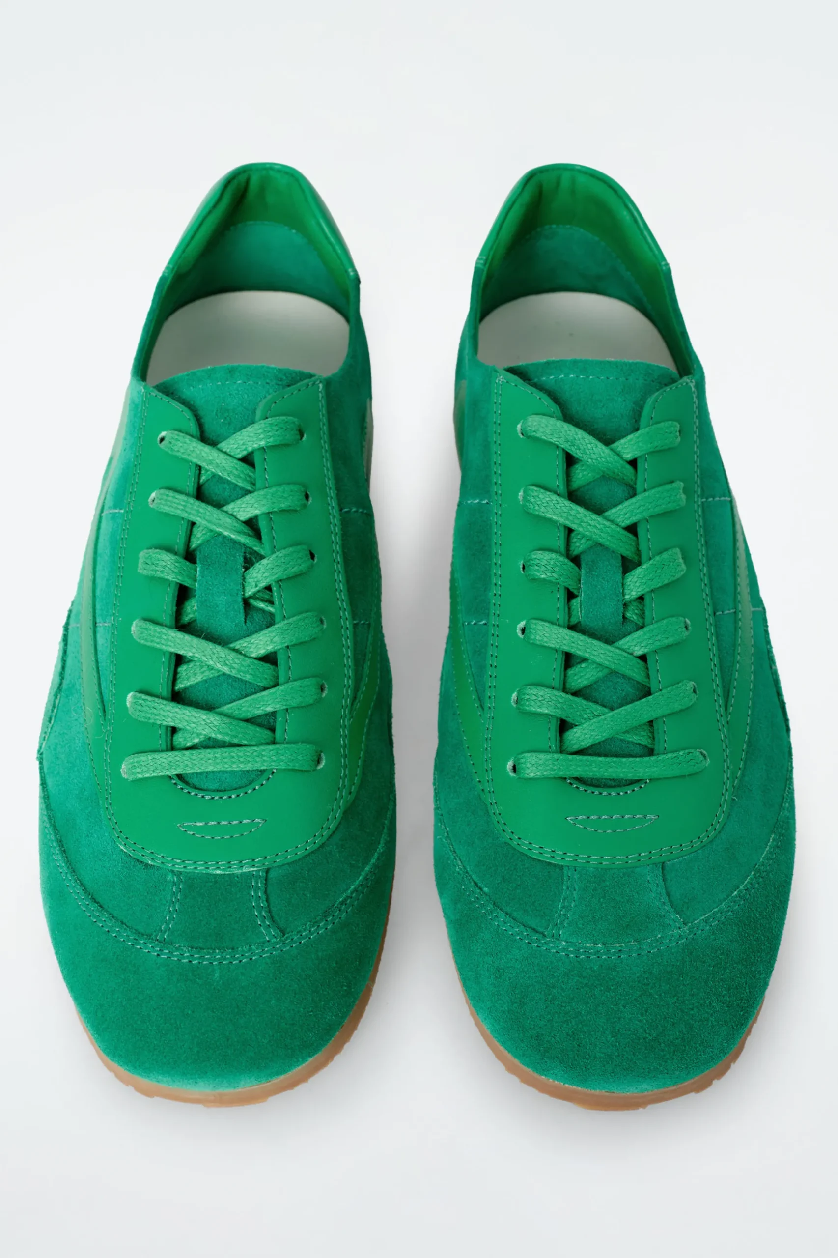 Discount COS MINIMALISTYCZNE BUTY SPORTOWE ZE SKÓRY Jadeitowazieleń