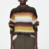 Hot COS MOHEROWY SWETER Z OKRĄGŁYM DEKOLTEM