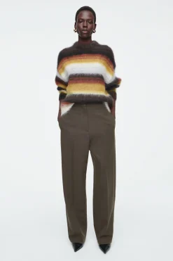 Hot COS MOHEROWY SWETER Z OKRĄGŁYM DEKOLTEM