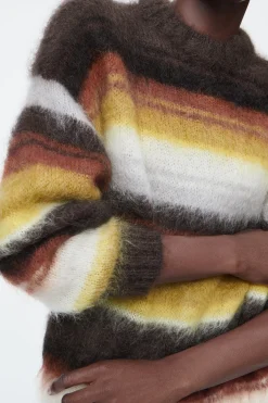 Hot COS MOHEROWY SWETER Z OKRĄGŁYM DEKOLTEM