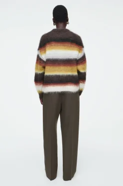 Hot COS MOHEROWY SWETER Z OKRĄGŁYM DEKOLTEM