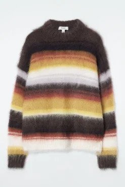 Hot COS MOHEROWY SWETER Z OKRĄGŁYM DEKOLTEM