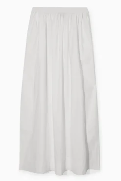 Outlet COS OBSZERNA SPÓDNICA MAXI Z ZEBRANYM MATERIAŁEM