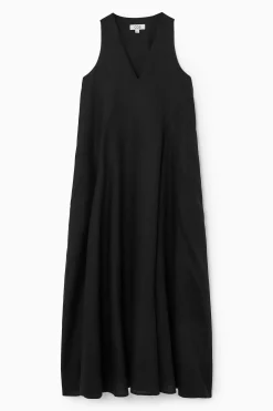 Best COS OBSZERNA SUKIENKA MAXI Z DEKOLTEM W SEREK