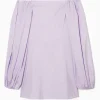 Online COS OFFTHESHOULDER MINI DRESS