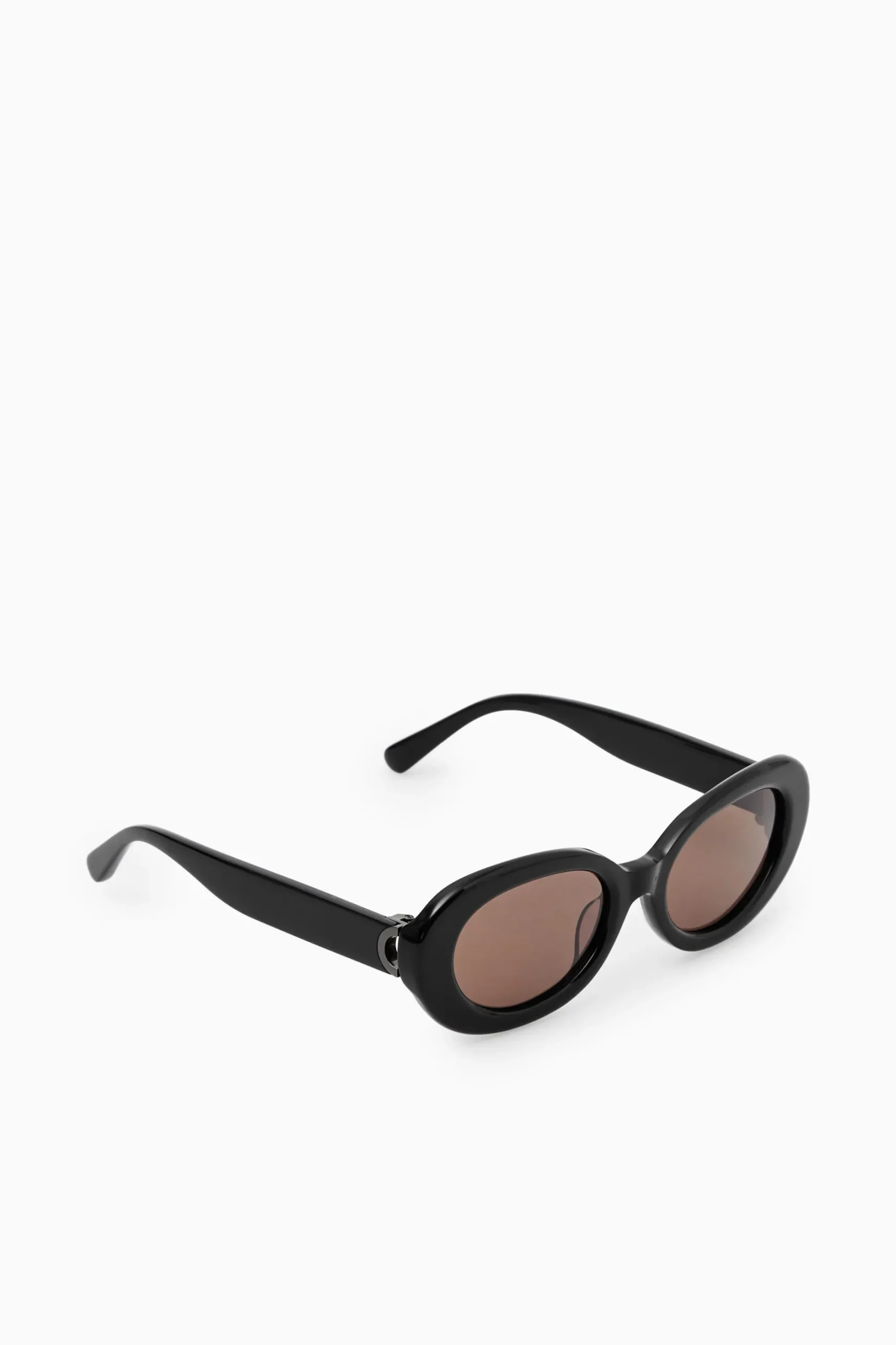 Hot COS OKRĄGŁE OKULARY PRZECIWSŁONECZNE – MODEL „OVAL” Czarny
