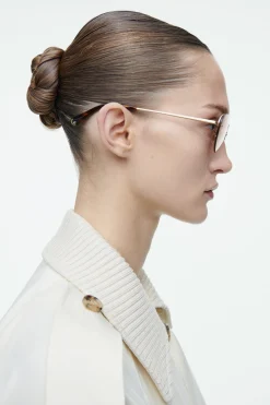 Discount COS OKULARY PRZECIWSŁONECZNE „DAZE” TYPU KOCIE OKO